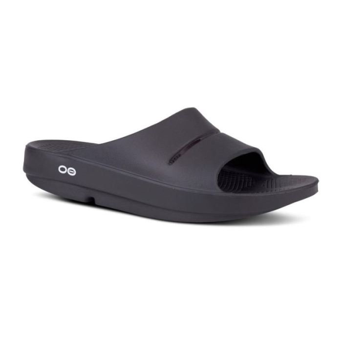 Oofos Canada Men's OOahh Slide Sandal - Black